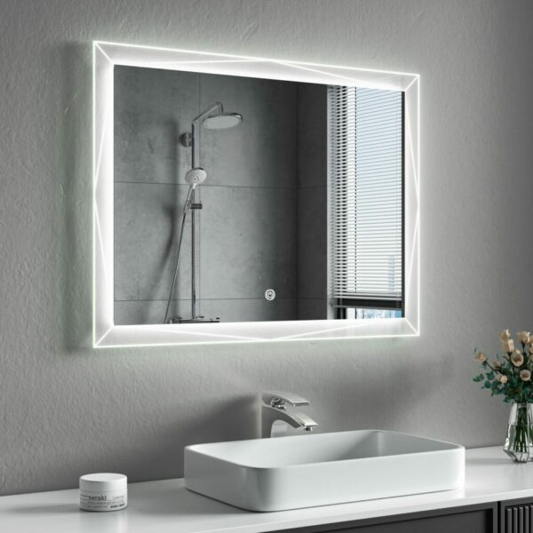 (LM-405) 80X60 ESPEJO 4 MM DOBLE CAPA 6000K 110V