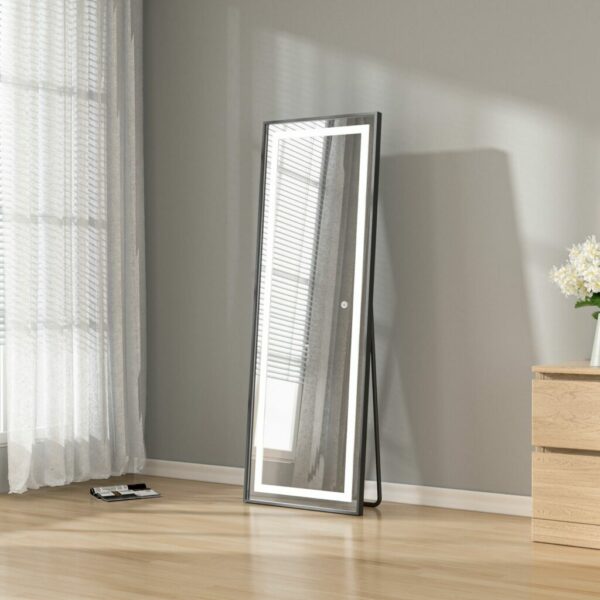 (LM-609) 50X140 ESPEJO 4MM ESMERILADO ILUMINADO 6000K 110V CON MARCO