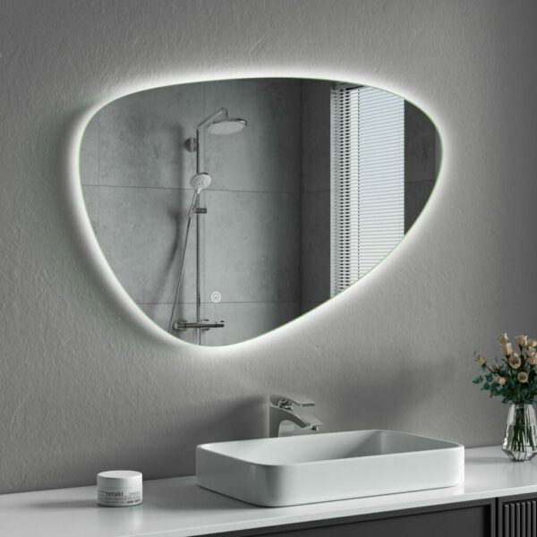 (LM-407) 90X60 ESPEJO 4 MM RETROILUMINADO 6000K 110V