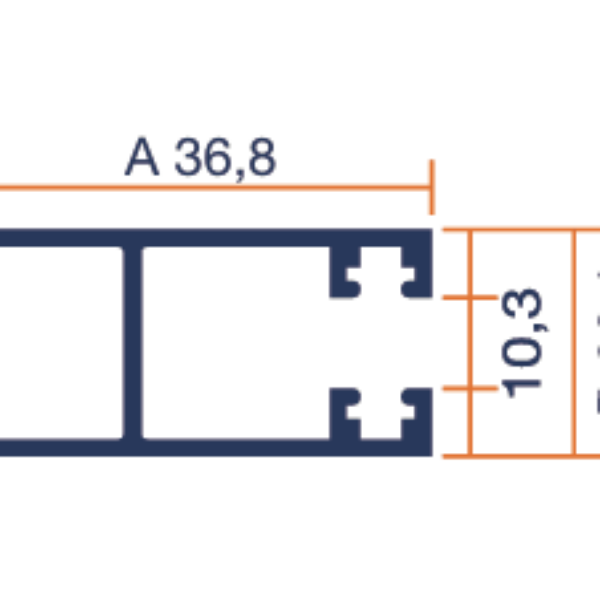 VERTICAL LISO VENTANA ECOBEL (A2021)