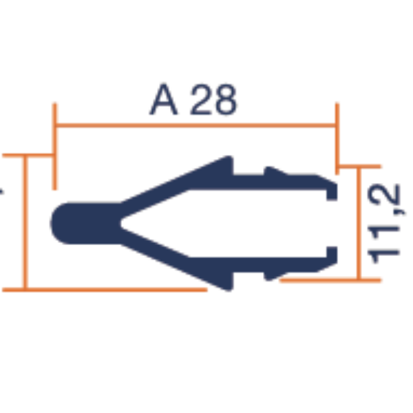 UNION HOJA VENTANA BELGLAS (A2282)