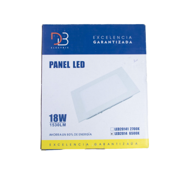LAMPARA 18W CUADRADA EMP 225*225*13MM (LED2014)