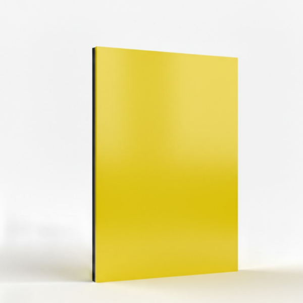 LAMINA DE ALUCOBOND 150 X 585 AMARILLO (BAJO PEDIDO)