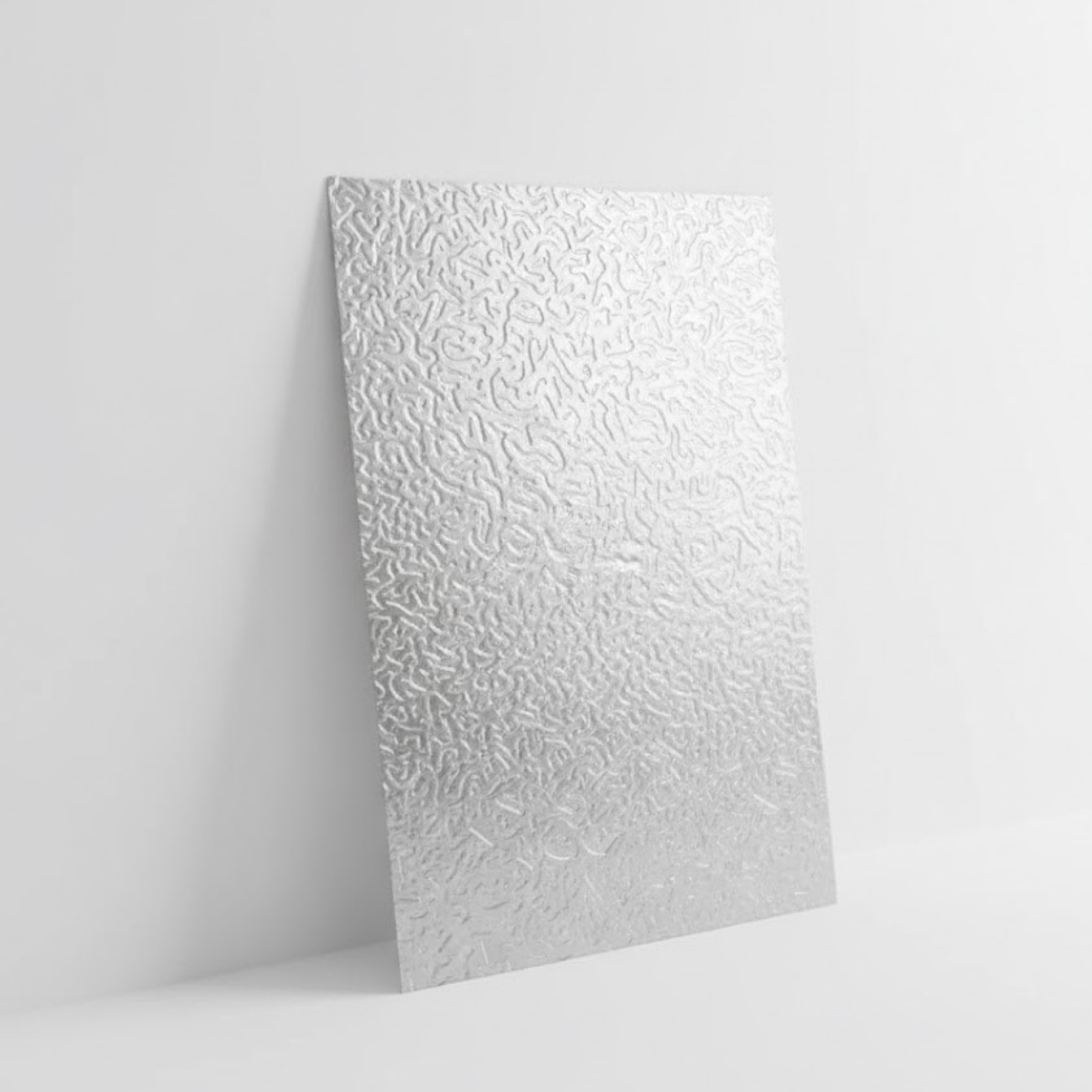 LAMINA DE ALUMINIO CON RELIEVE ESTUCO TIPO NARANJA 0.3MM 1.22 X 2.44 (3003 H14)