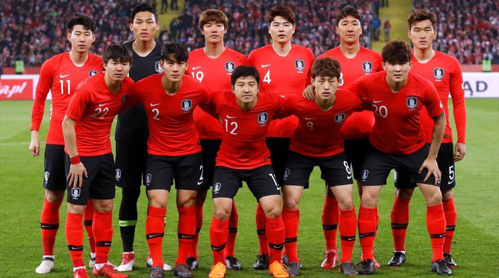 foto de equipo para Korea del Sur